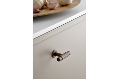 T-knop villa T 50x34x20 zamak antiek bruin